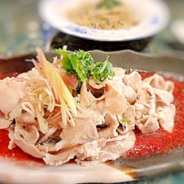 イタリアンな豚しゃぶ 豚肉のトマト冷しゃぶ レシピ 作り方 By すいかサマ 楽天レシピ